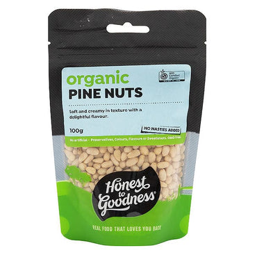 Honest To Goodness Organic Pine Nuts 100g
